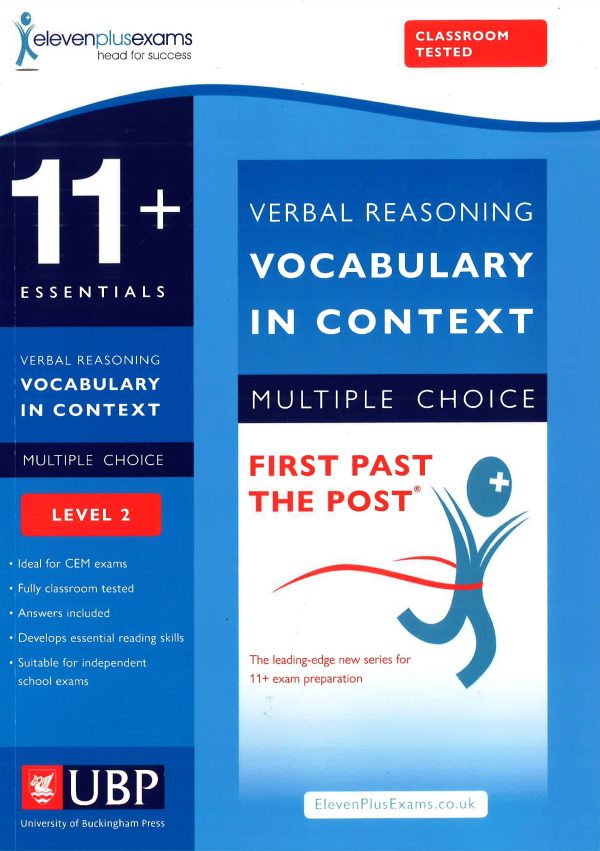 11 + Verbal Reasoning - Vocabulary In Context - Level 2 Supply